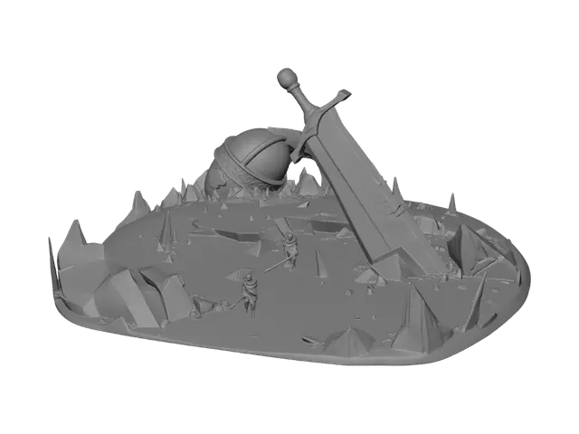 3D model for Cavern of the World-Sword
