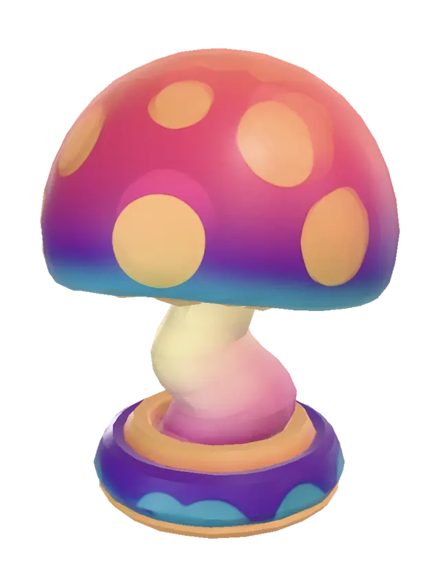 3D model for Kaleidoscope Mushroom