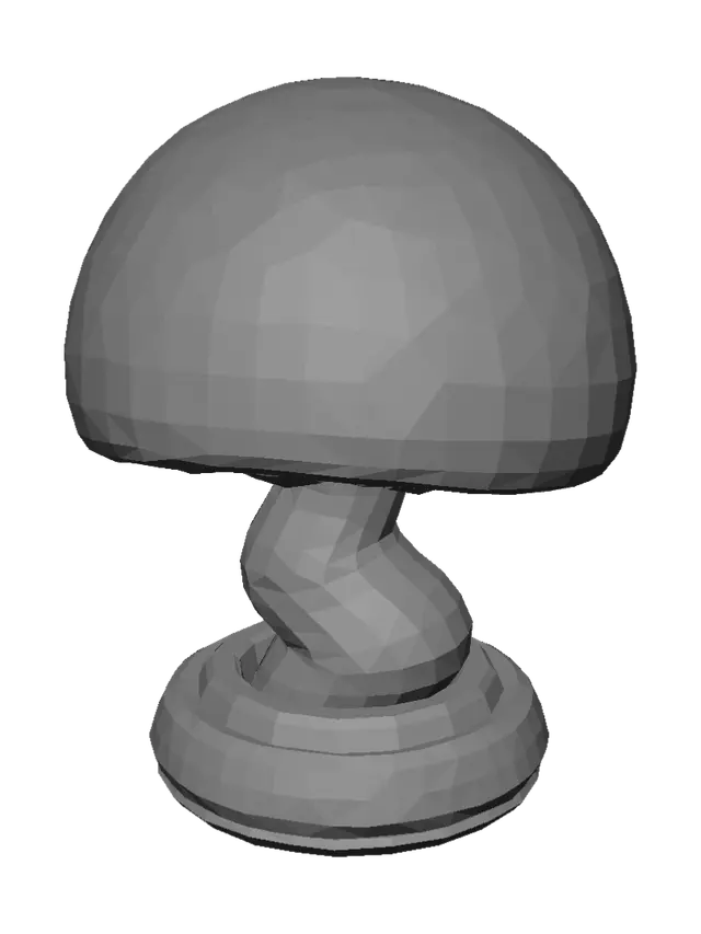 3D model for Kaleidoscope Mushroom