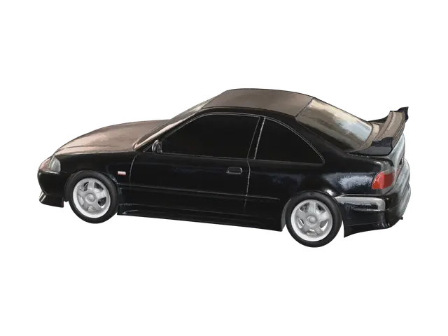 Ornate Honda Civic Ej1 3D model, vytvořený pomocí AI