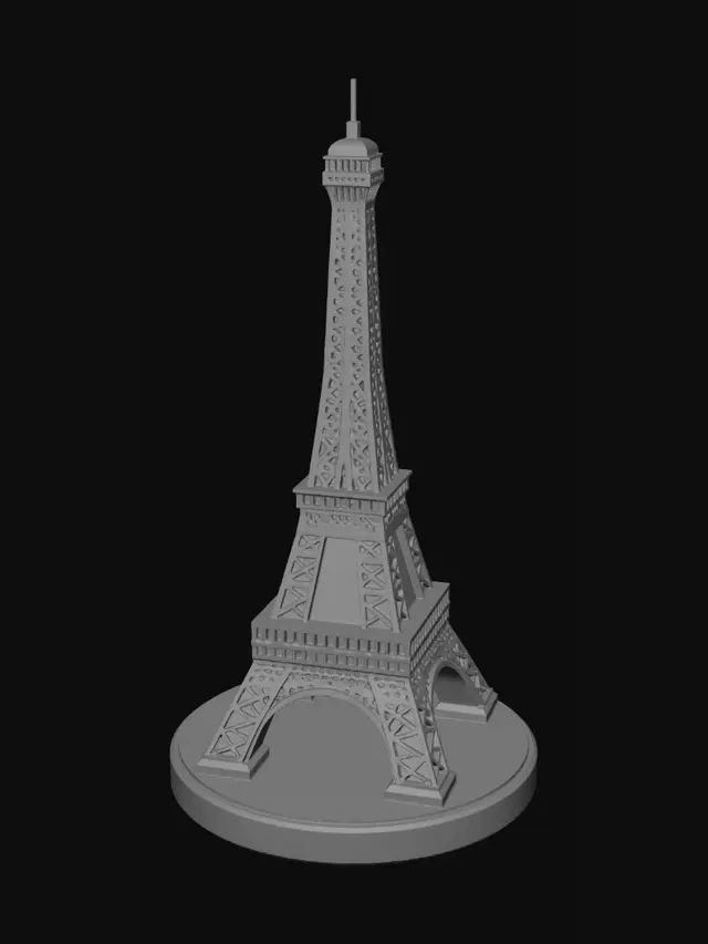3D model for Eiffel Tower Model