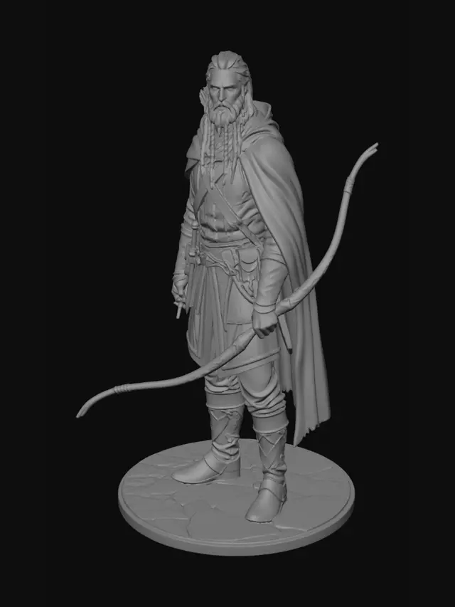 3D model for Elderwood Ranger