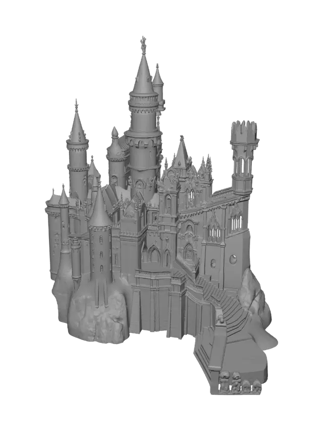 3D model for Castle in the Mist