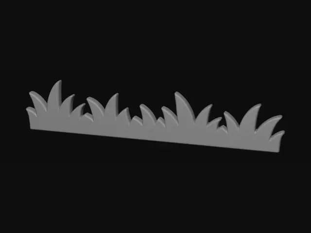 3D model for Grass Border