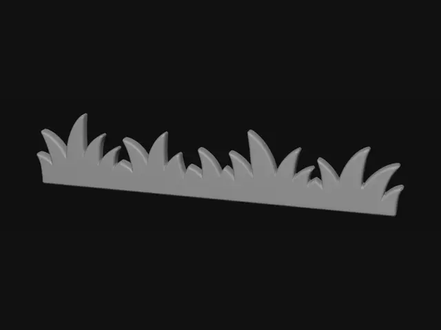 3D model for Grass Border
