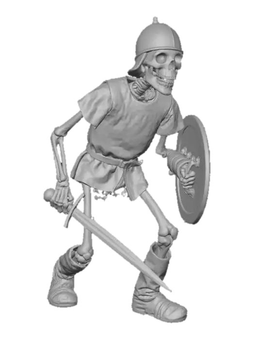 3D model for Skeleton Warrior