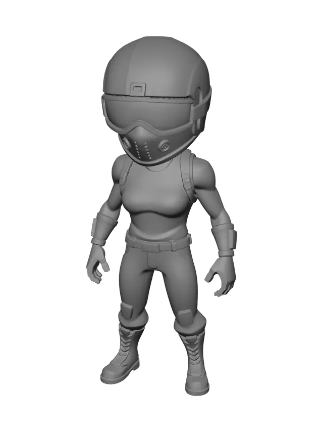 3D model for Low-Poly Mogul Master