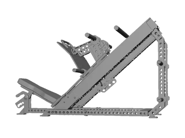3D model for Modular leg extension machine