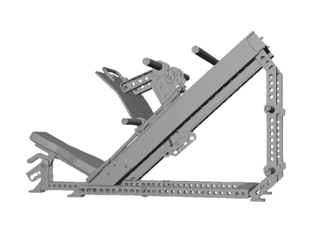 3D model for Modular leg extension machine