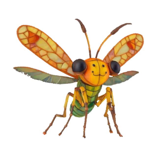 3D model for muchozmorek - fantastyczna postać. zmorka z cechami muchy. do gry. w stylu kreskówkowym