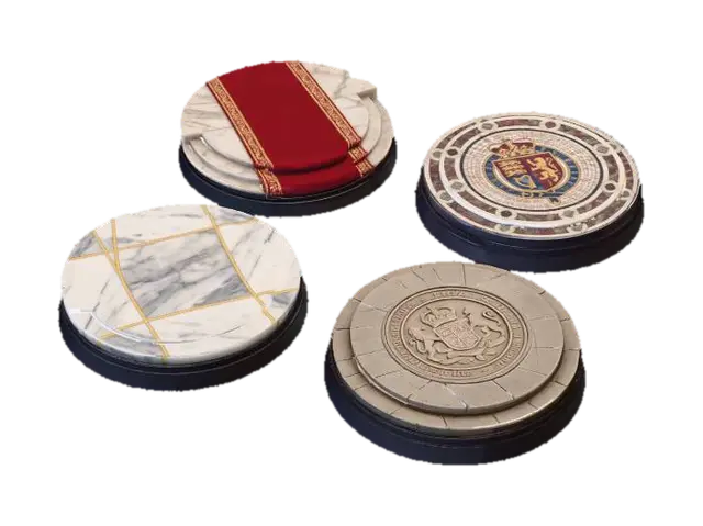 Medallion Quartet - Band 3D model, vytvořený pomocí AI