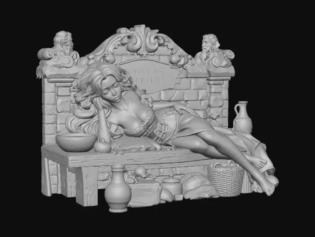 3D model for Somnus est Benedictio