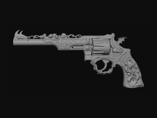 3D model for Infernal Carvings Revolver