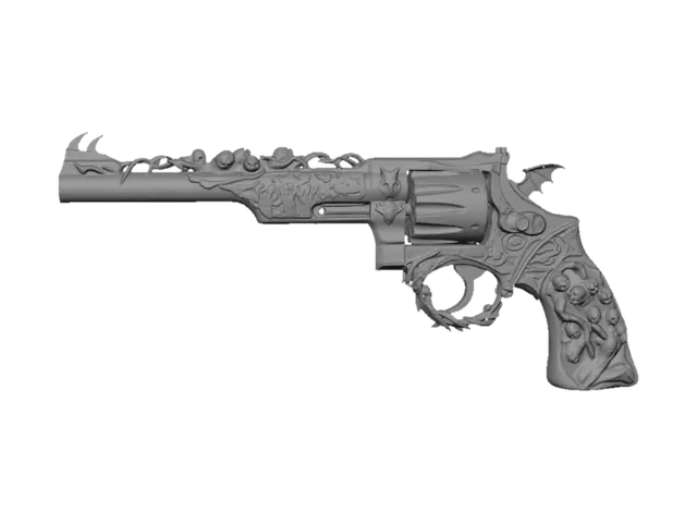 3D model for Infernal Carvings Revolver
