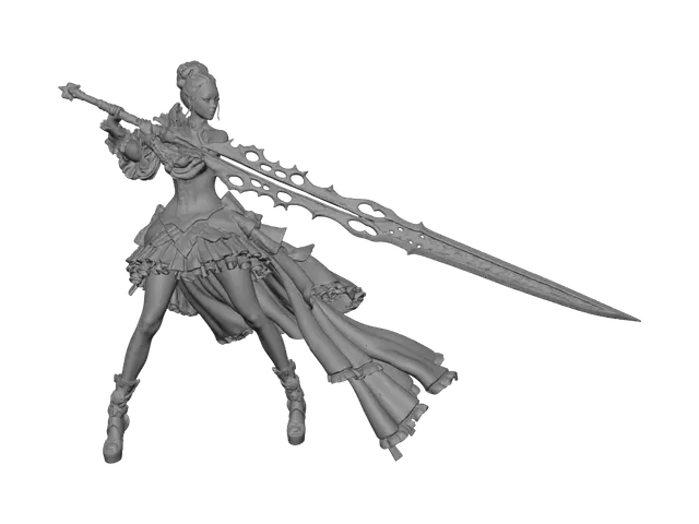 3D model for Empress of the Darkblade