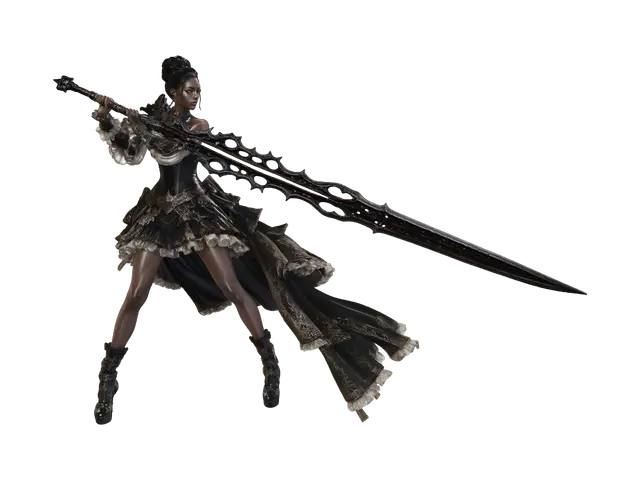 3D model for Empress of the Darkblade