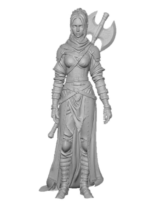 3D model for Warrior of Valor