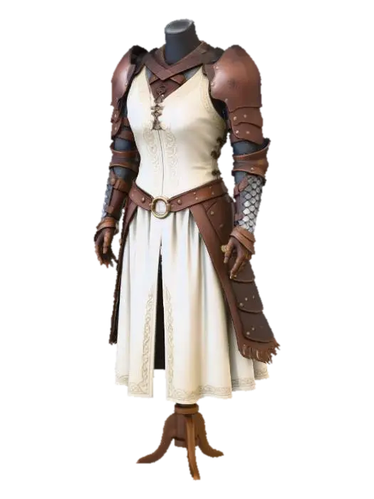 Armored Elegance - Craftsmanship 3D model, vytvořený pomocí AI