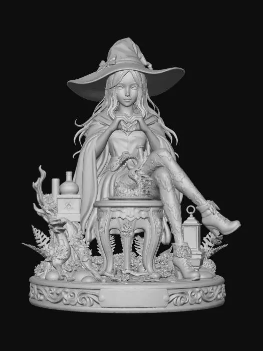 3D model for 3rd Anniversary Witch