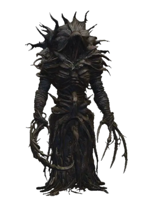 Rootbound Sentinel - Evilenemy 3D model, vytvořený pomocí AI