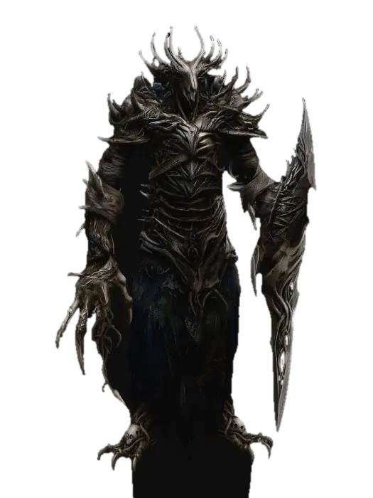 Dreadwood Sentinel - Bonebound 3D model, vytvořený pomocí AI