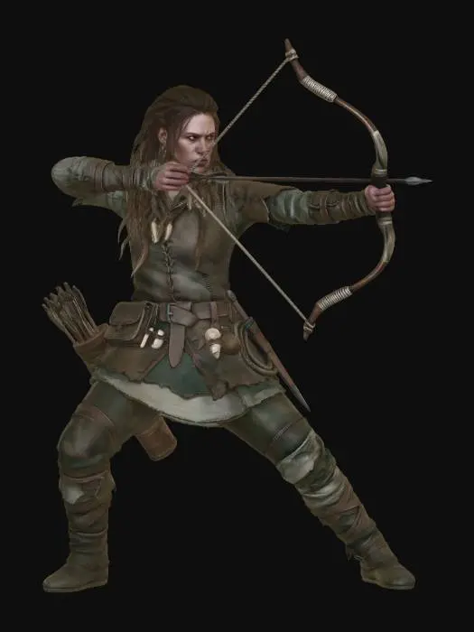 3D model for Ironwood Huntress