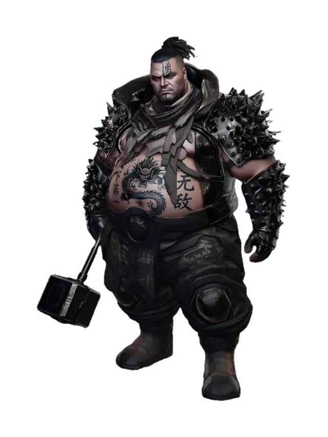 Verdant Colossus - Tattoos 3D model, vytvořený pomocí AI