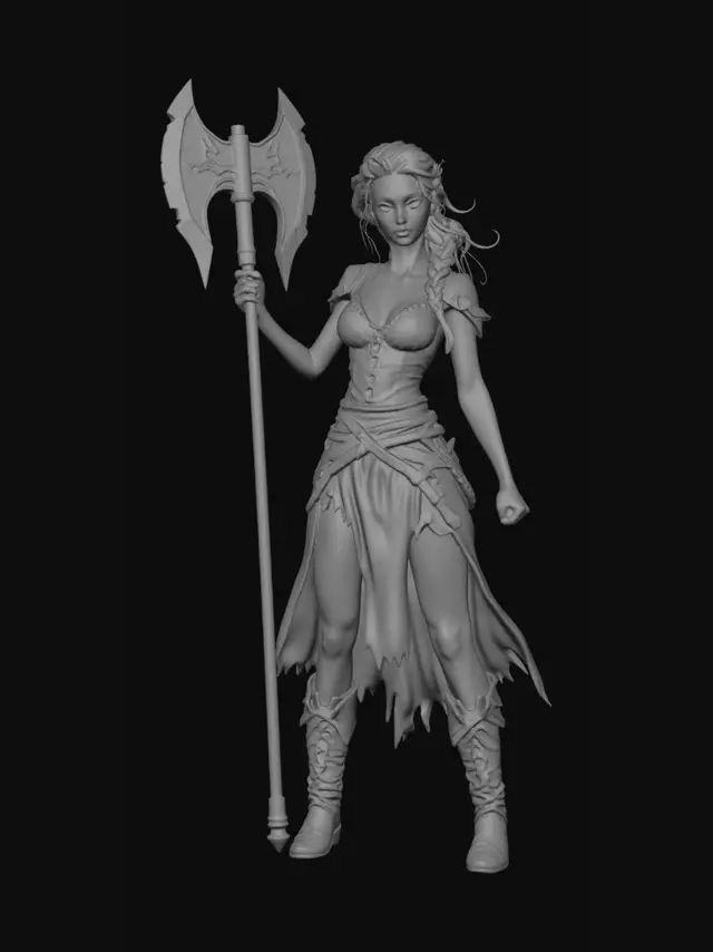 3D model for Dustbound Warrior
