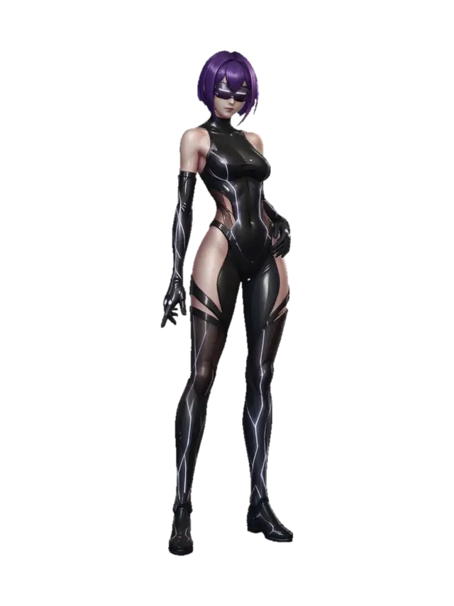 Brea - Synthetic Reincarnation - Villian 3D model, vytvořený pomocí AI