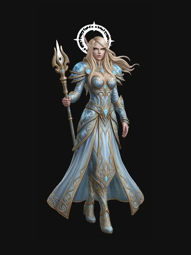 3D model for Azure Empress of the Arcane Court