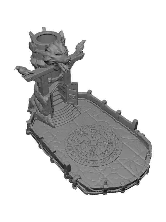 3D model for Frostwolf Gate