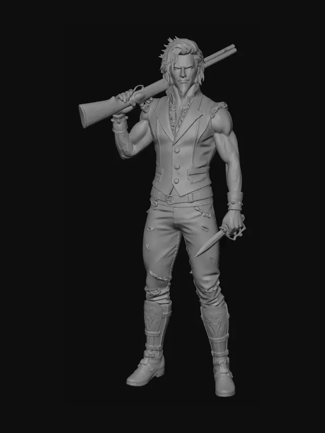 3D model for The Velvet Gunslinger