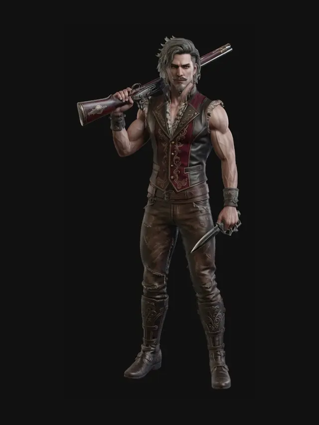 3D model for The Velvet Gunslinger