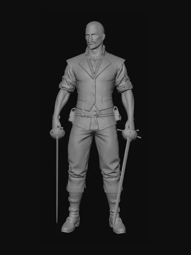3D model for Crimson Duelist