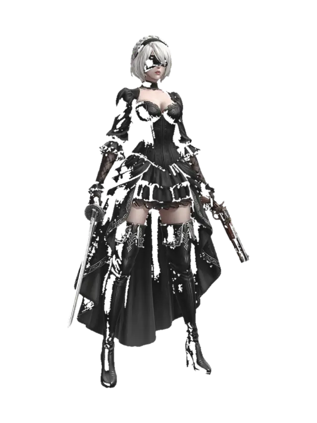 Modelo 3D de Nocturne of Steel - Rococo, gerado por IA