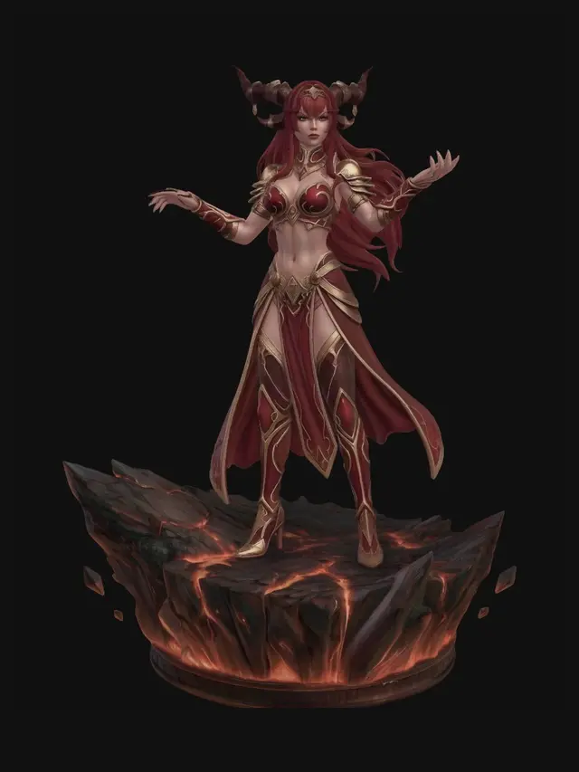 3D model for Crimson Infernal Empress