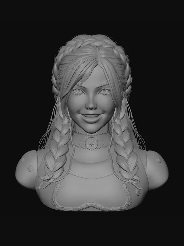 3D model for Violet Velvet Waltz
