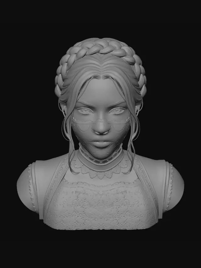 3D model for Violet Velvet Waltz