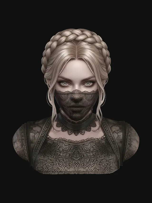 3D model for Violet Velvet Waltz