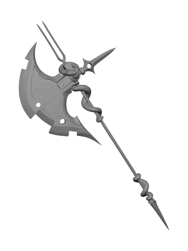 3D model for Mercury Halberd
