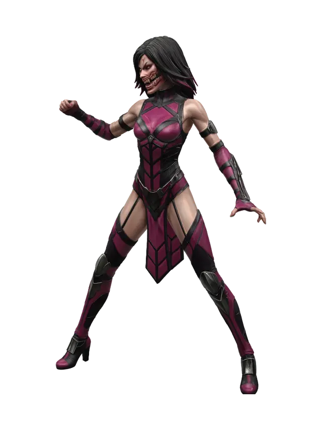 Crimson Fang Warrior 3D model, vytvořený pomocí AI