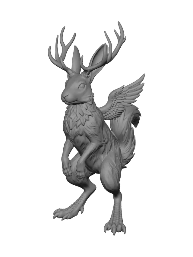 3D model for Antlered Winged Hare