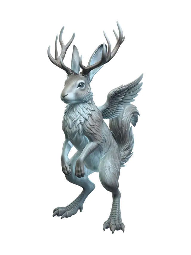 3D model for Antlered Winged Hare
