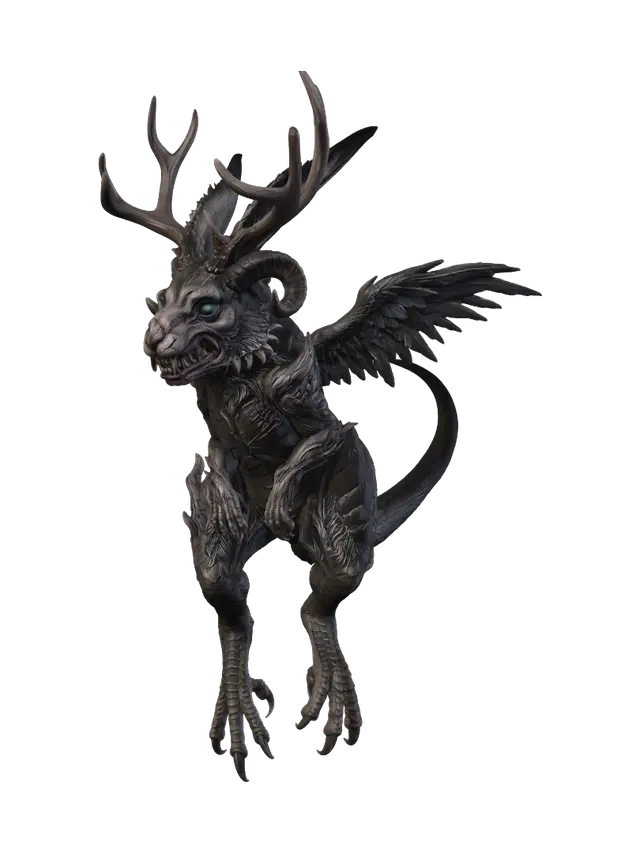 3D model for The Antlered Harbinger