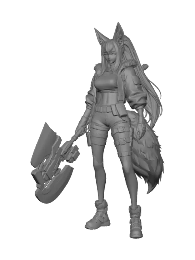 3D model for Frostbound Fox Vanguard