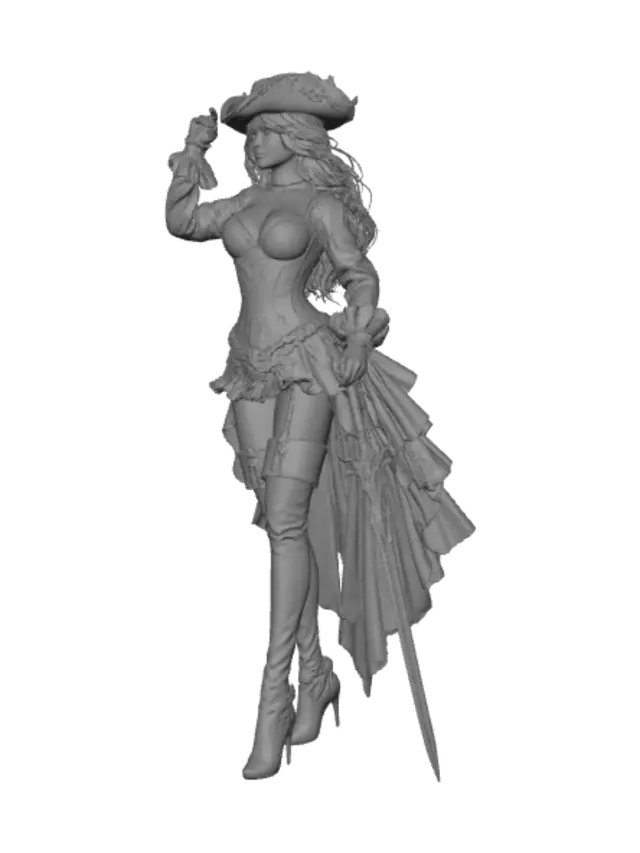 3D model for Crimson Rococo Dame