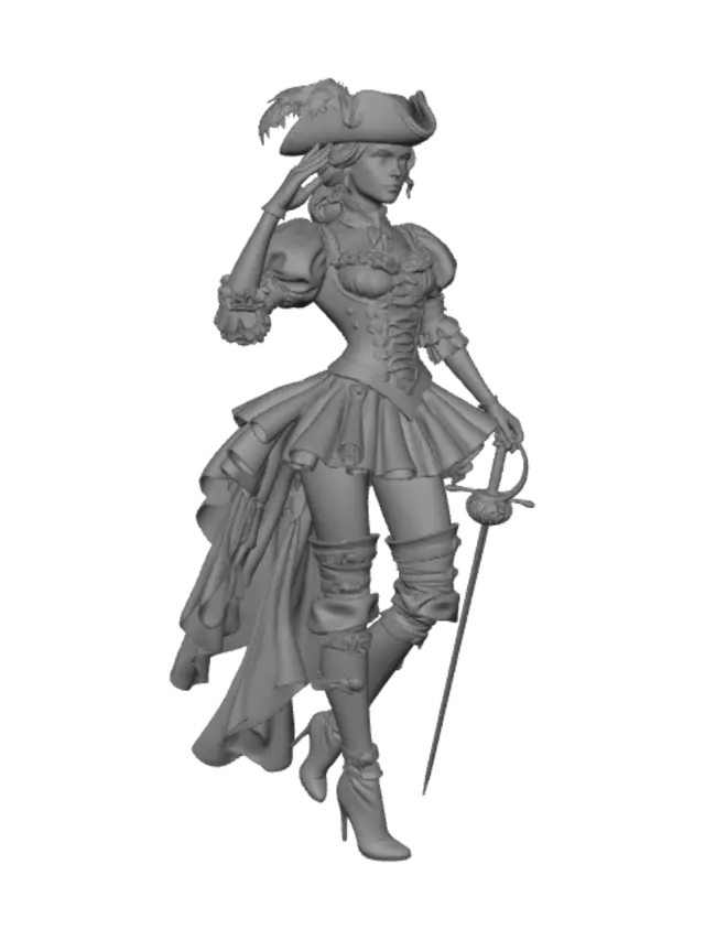 3D model for Crimson Corsair