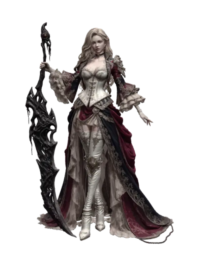 3D model for Crimson Lace Vanguard