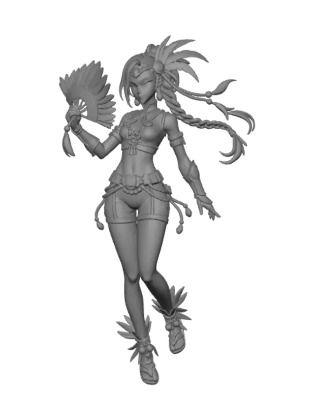 3D model for Feathered Dancer of the Isles