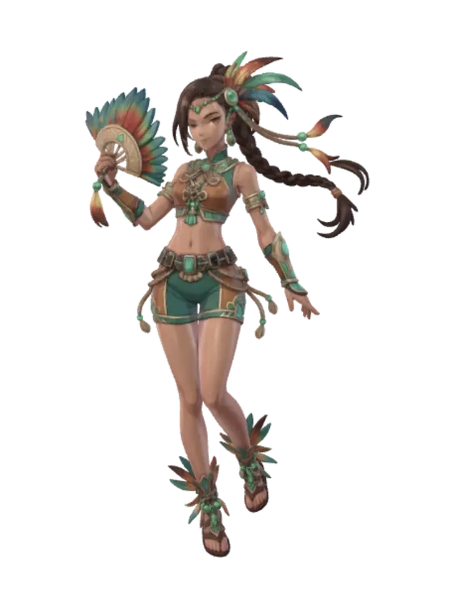 3D model for Feathered Dancer of the Isles